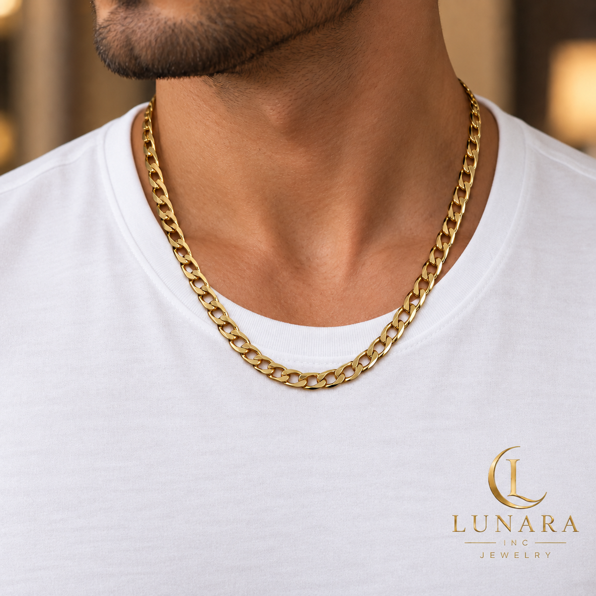Men’s Flat Cuban Chain