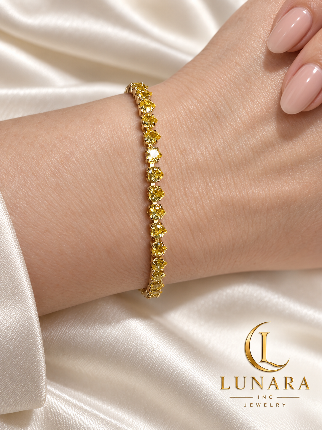 Radiant Hearts Bracelet
