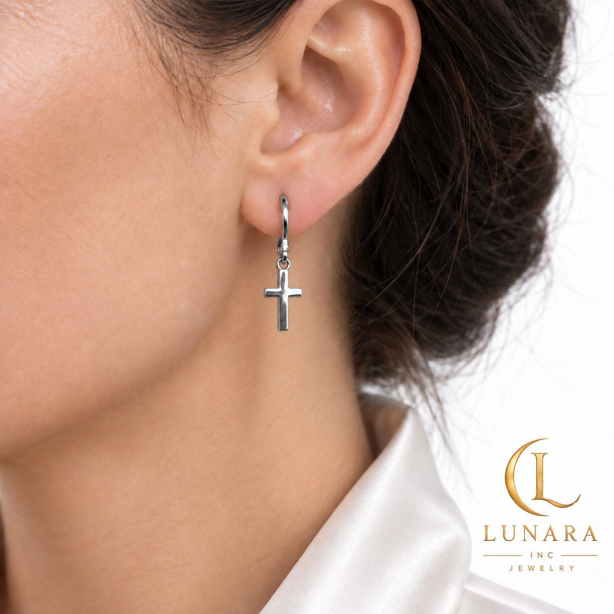 Silver Drop Earrings – Choose Your Charm