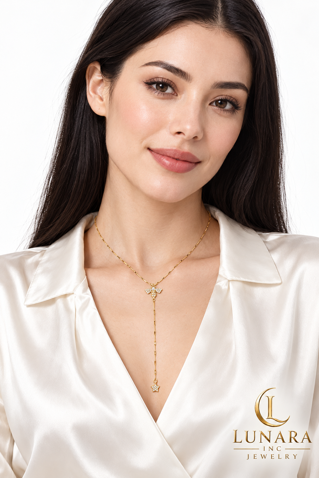 Bee Lariat Necklace