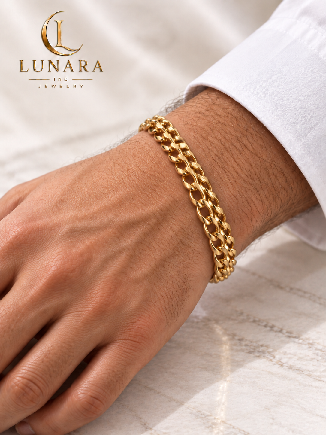 Pulsera de eslabones Lunara Royal