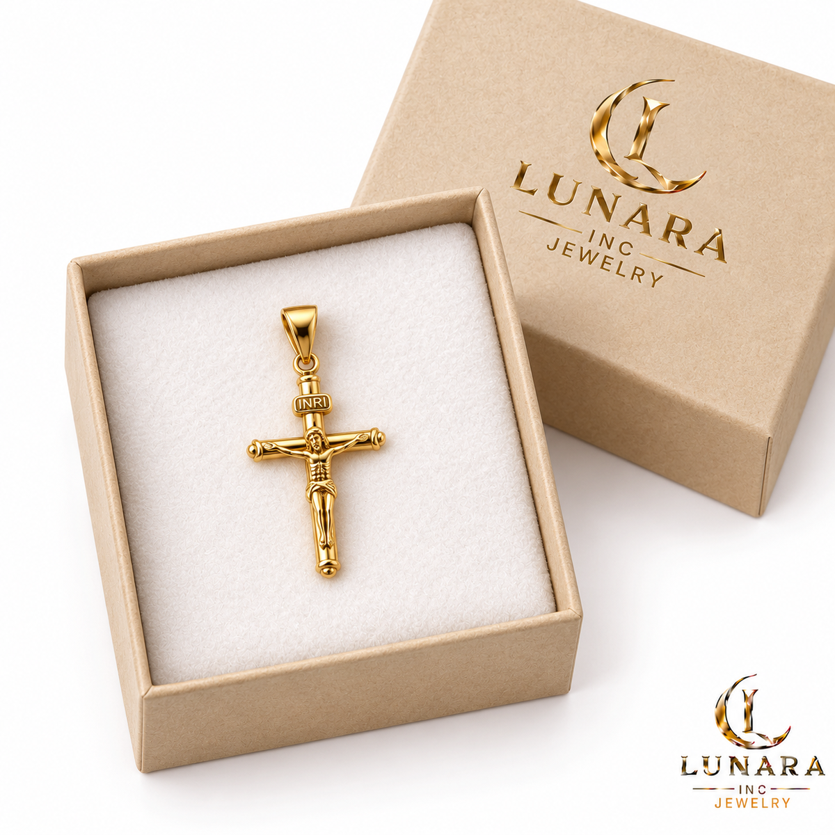 Classic INRI Crucifix Pendant