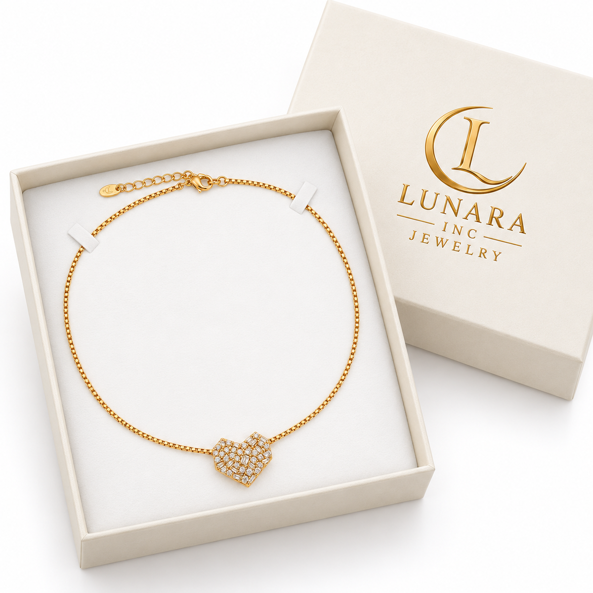 Lunara Celeste Heart Necklace