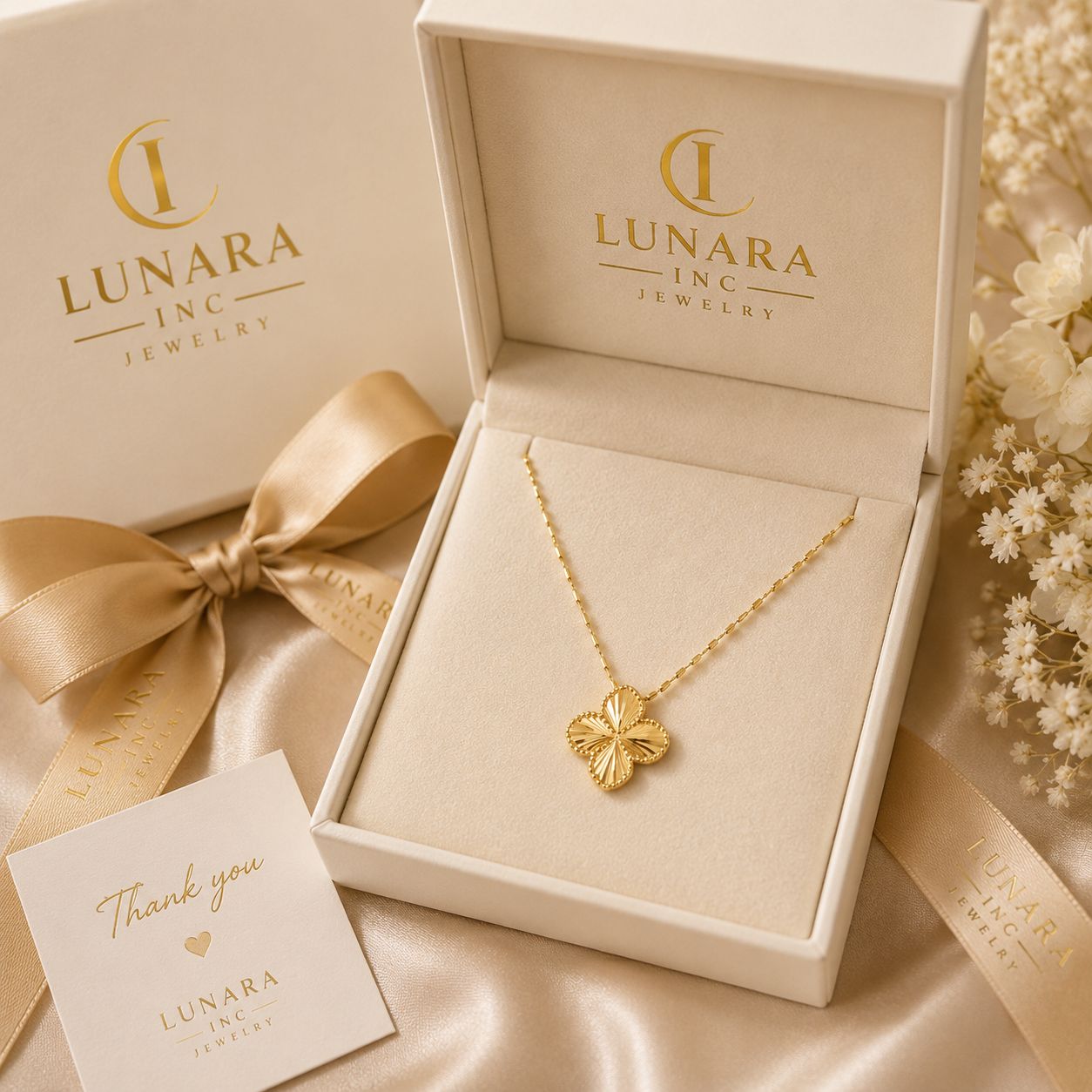 Lunara Lucky Clover Necklace