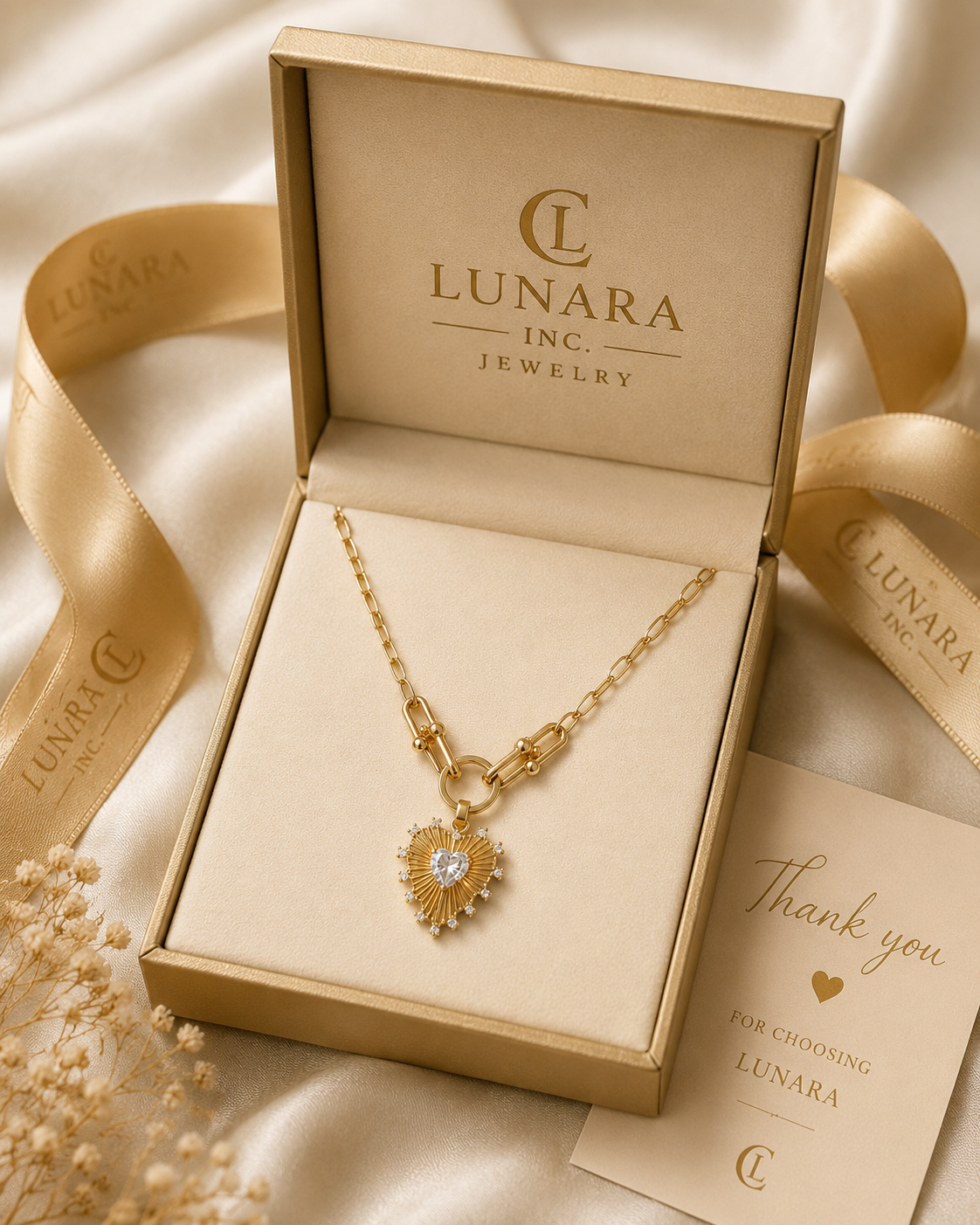Lunara Heart of Light Necklace