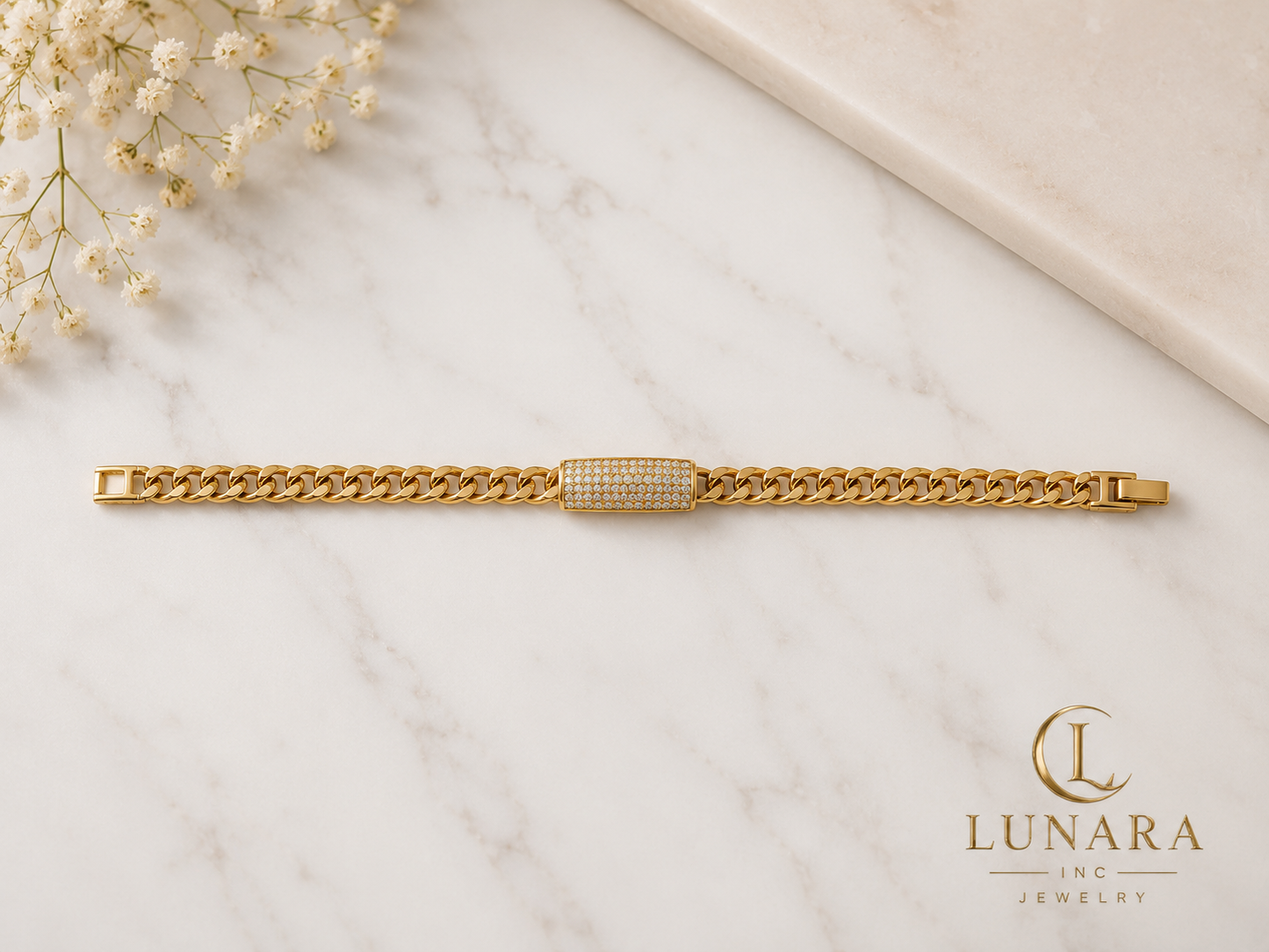 Pavé Cuban Link Bracelet