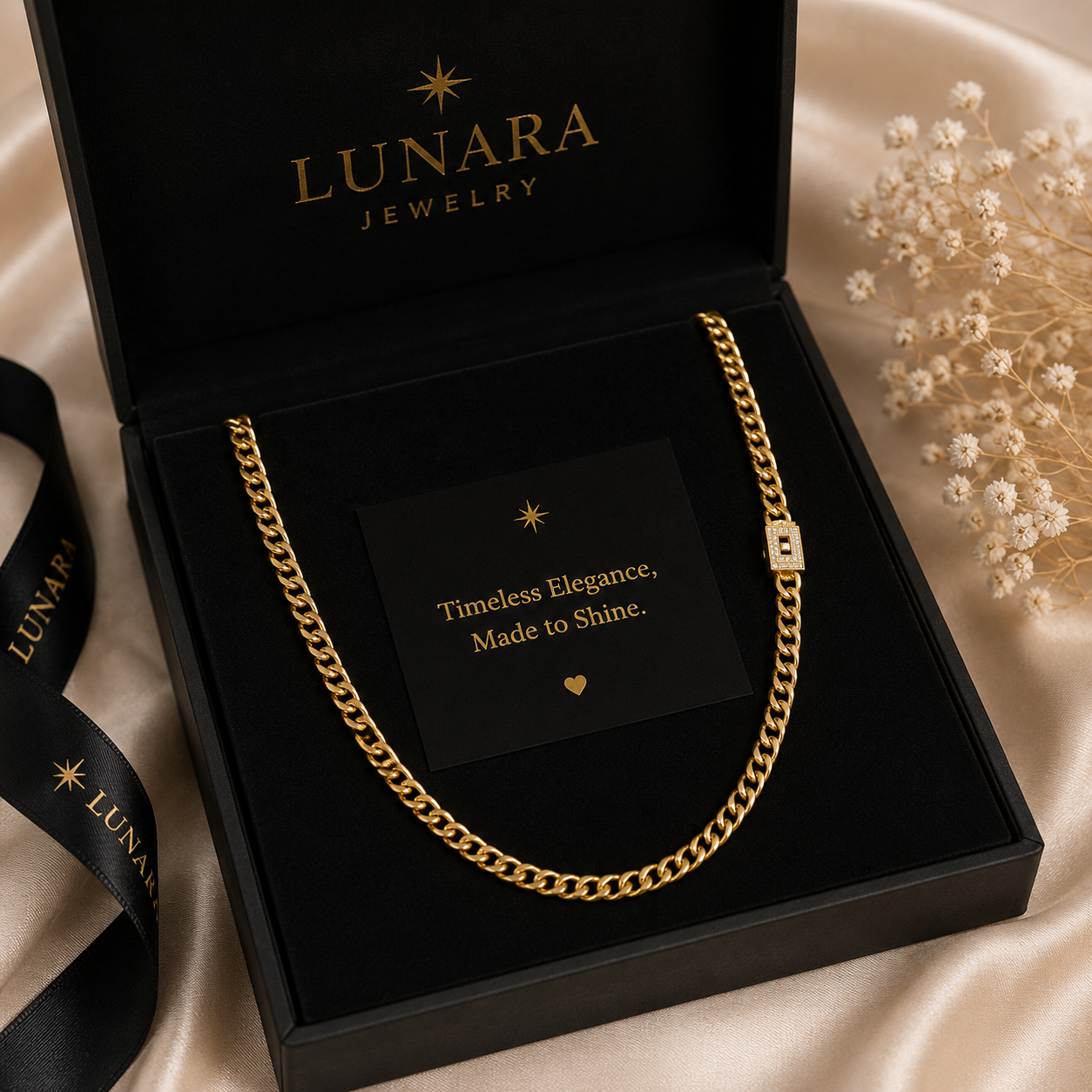 Lunara Cuban Link Chain Necklace
