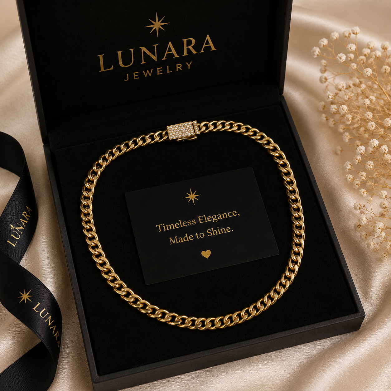 Lunara Luxe Cuban Link Necklace
