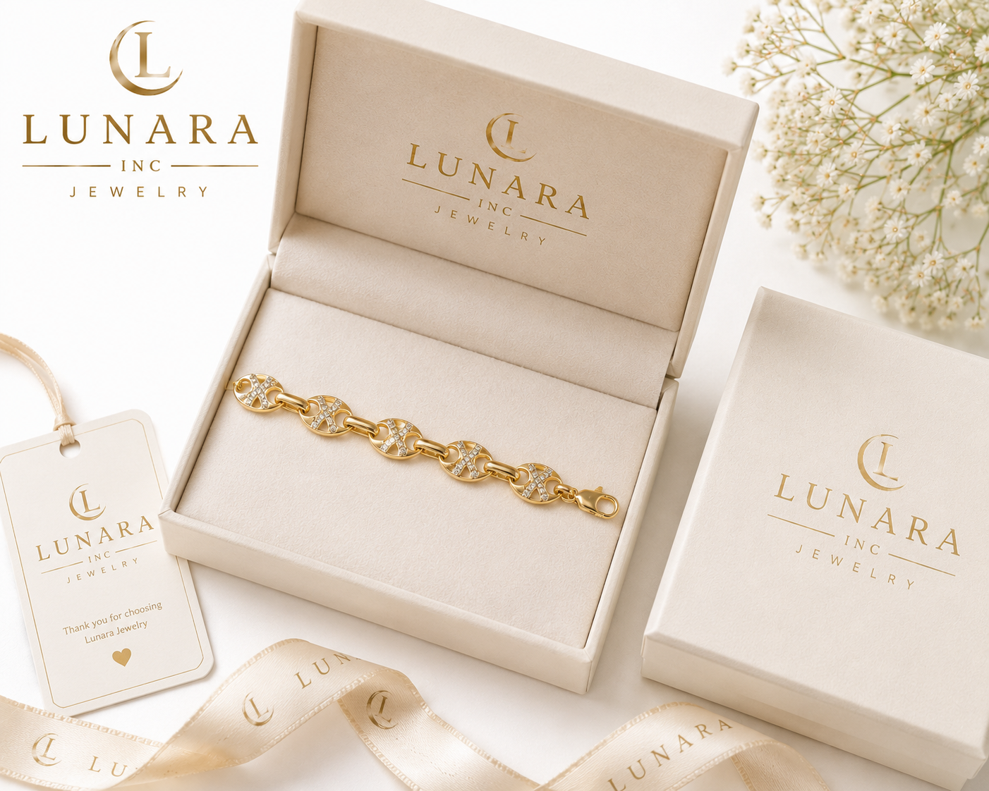 Pavé Link Bracelet
