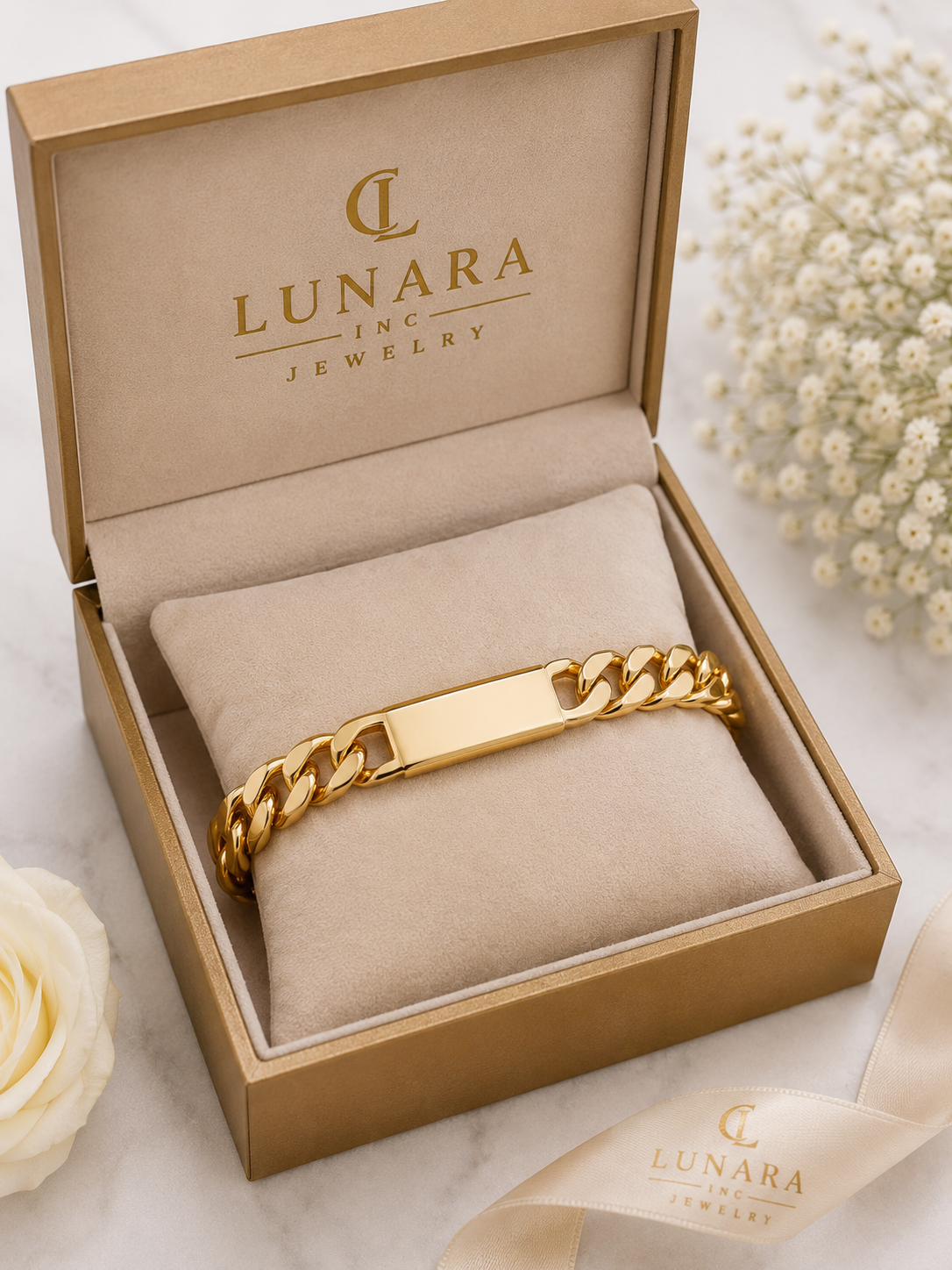 Monarch Cuban ID Bracelet π