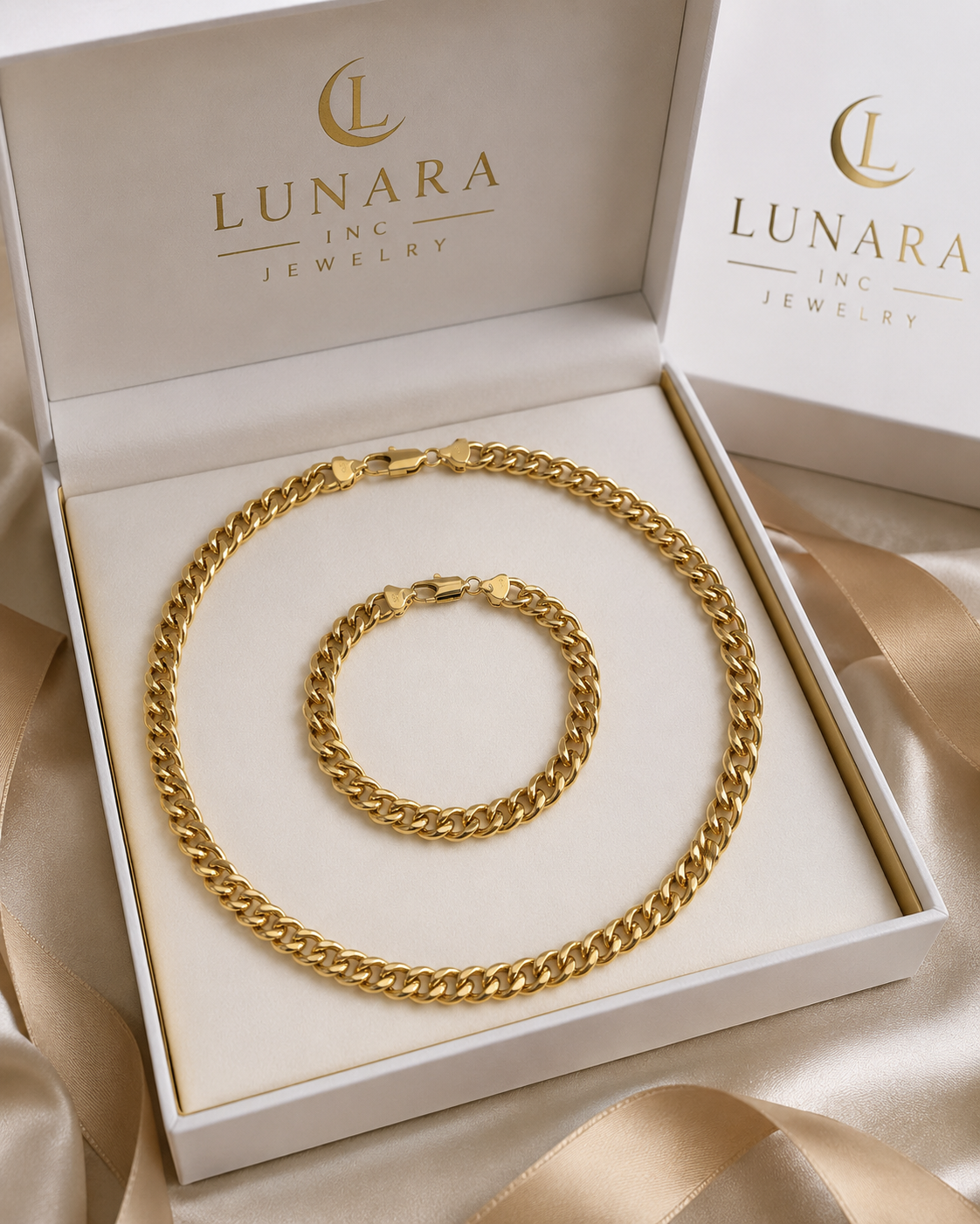 Classic Cuban Chain Set
