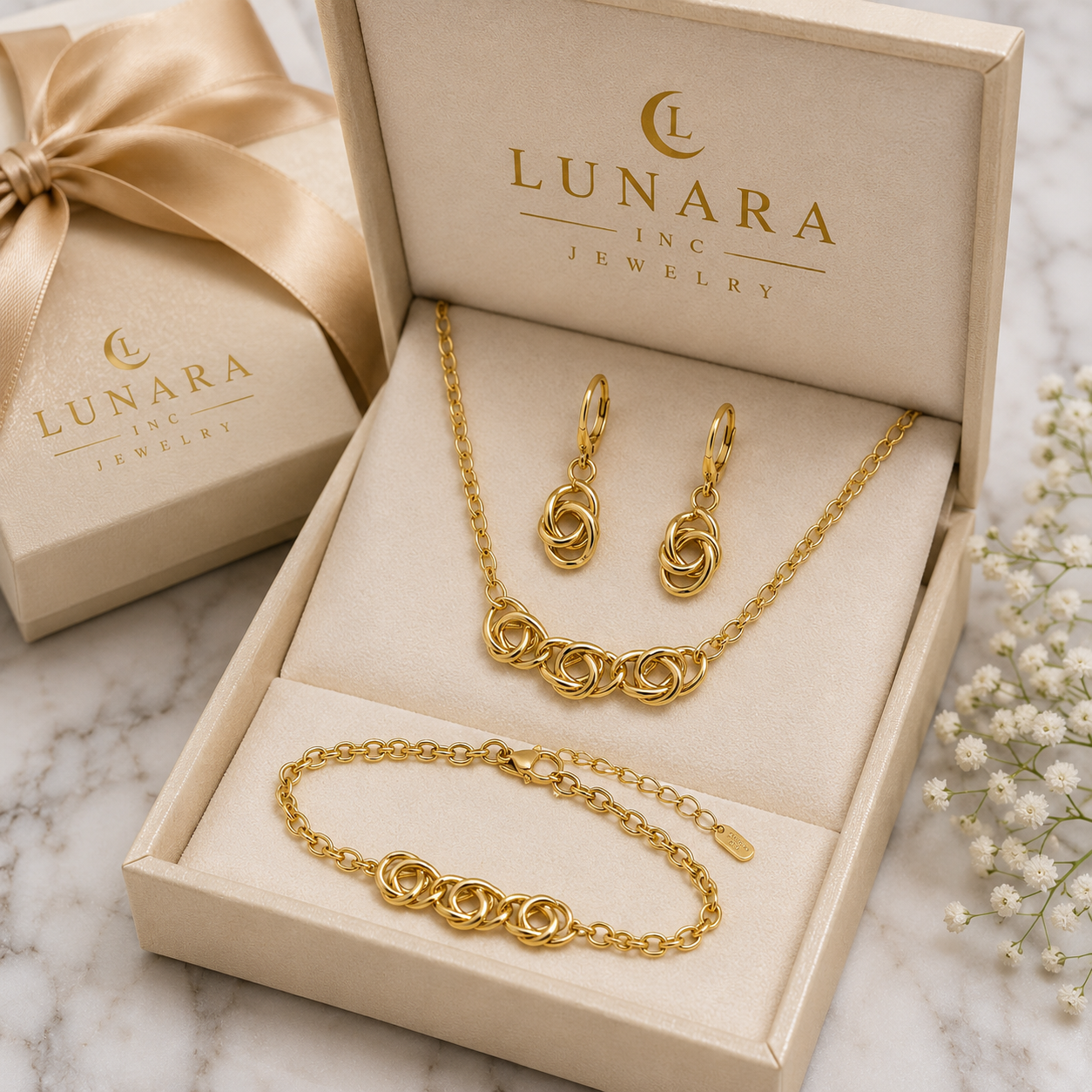 Eterna Knot Jewelry Set