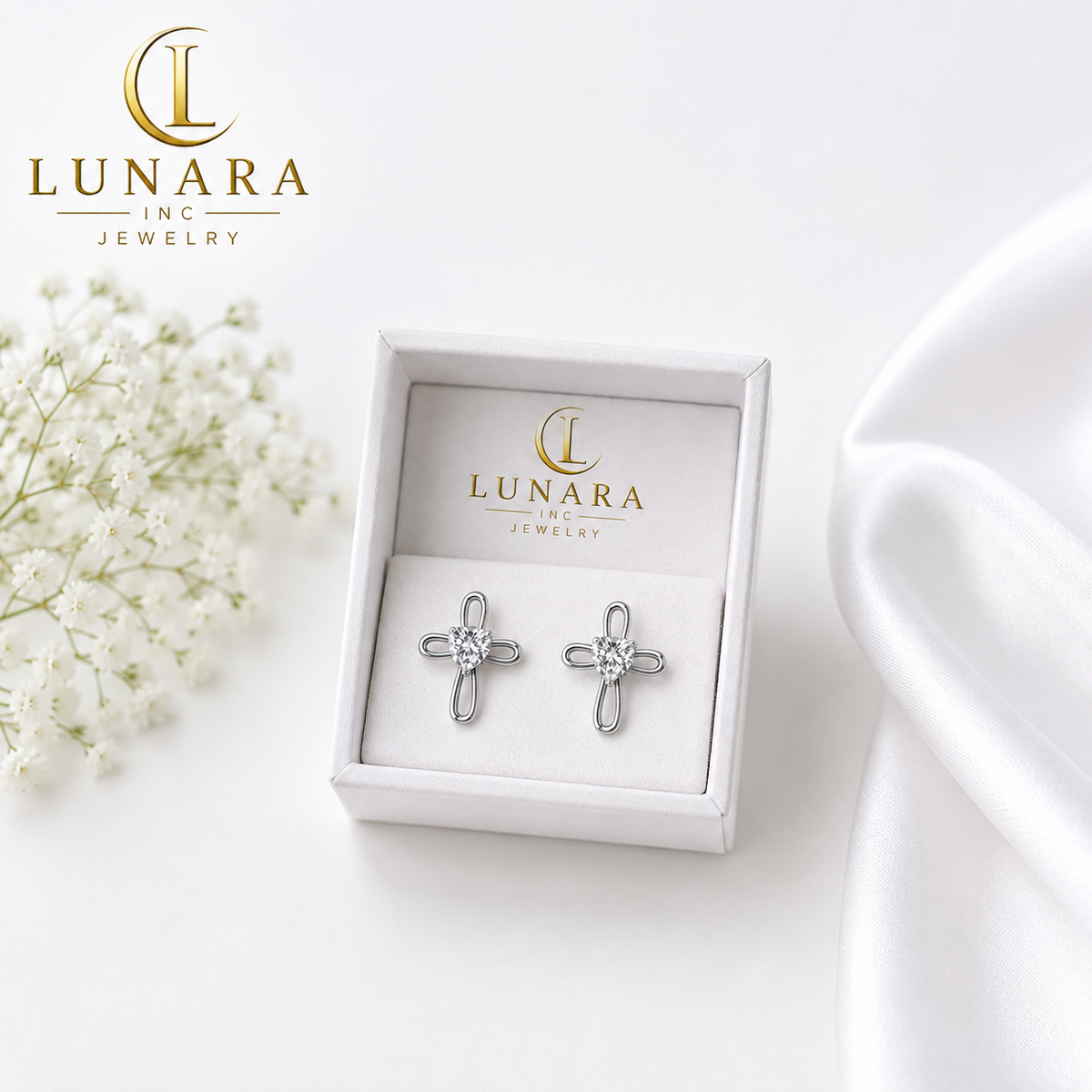 Faith & Love Cross Stud Earrings β¨π€