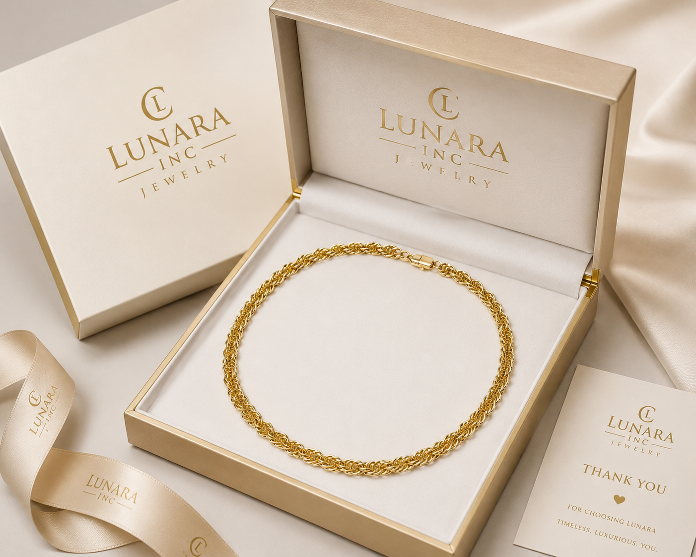 Lunara Imperial Weave Necklace