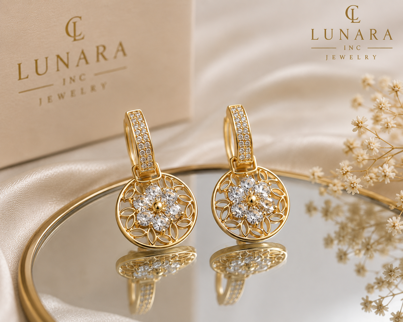Lunara Aurelia Bloom Earrings