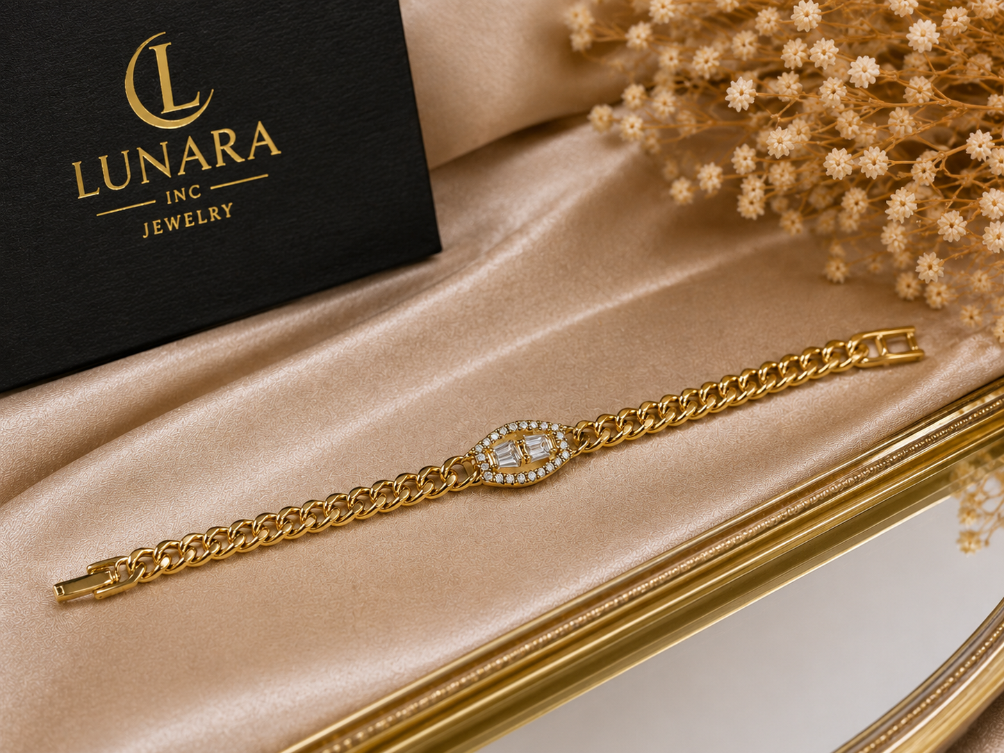 Lunara Diamond Eye Bracelet