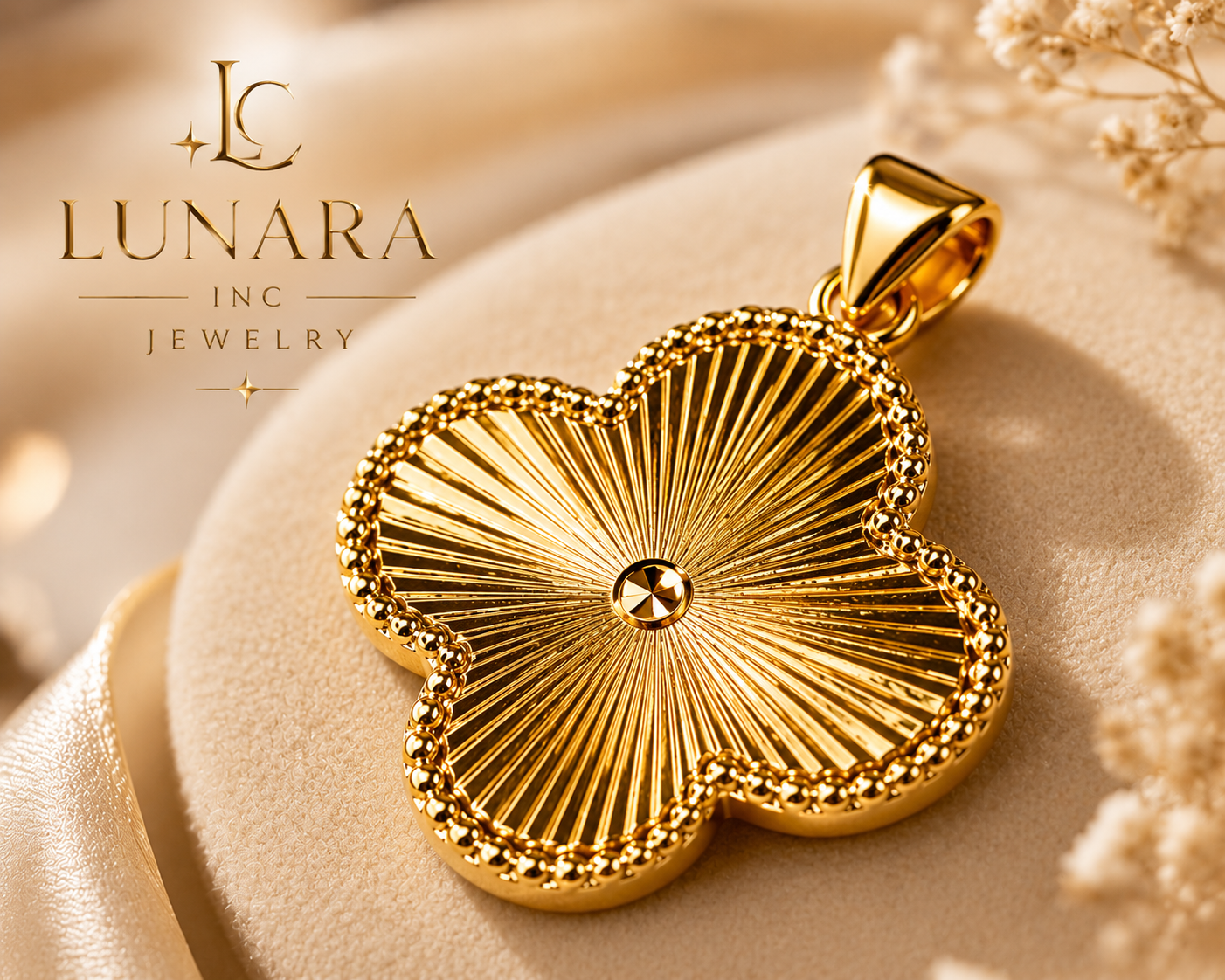 Lunara Soleil Clover Pendant