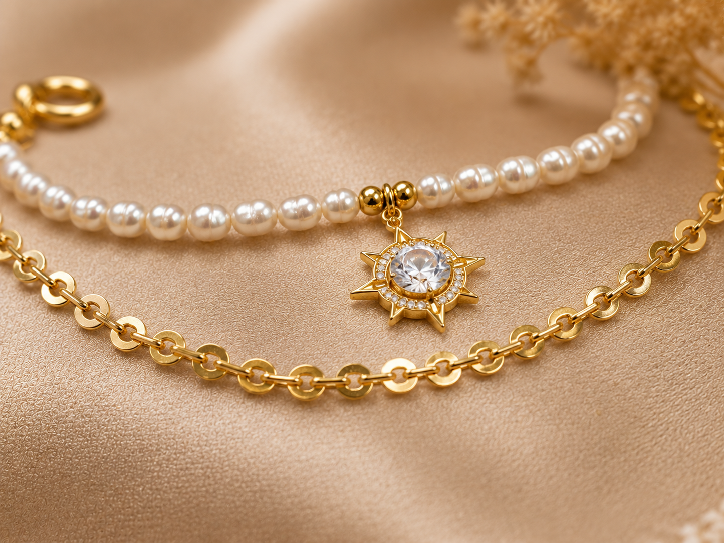 Lunara Celestial Pearl Bracelet