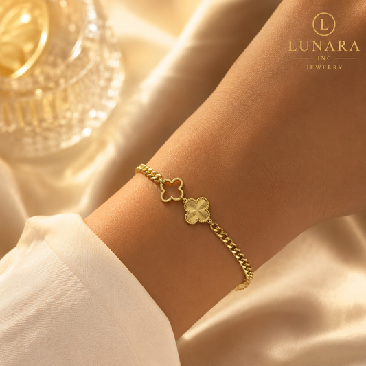 Golden Clover Bracelet
