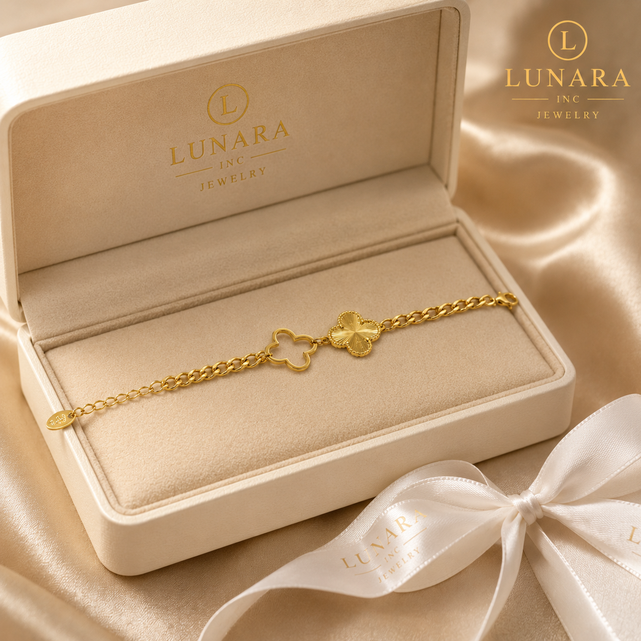 Golden Clover Bracelet