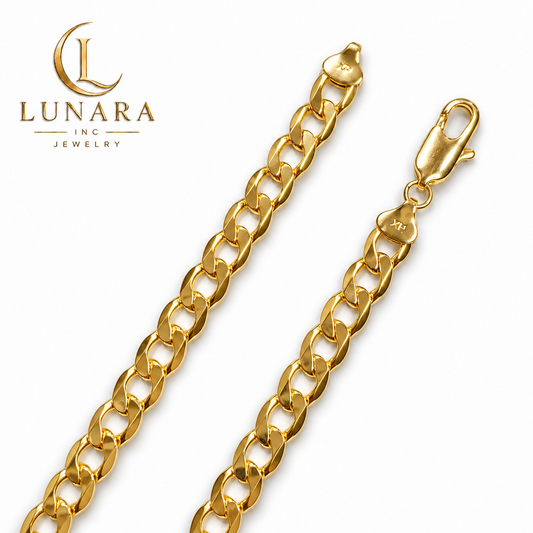 Men’s Flat Cuban Chain