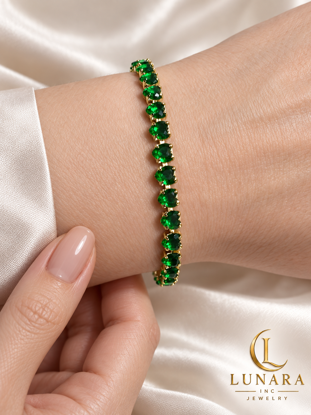 Radiant Hearts Bracelet
