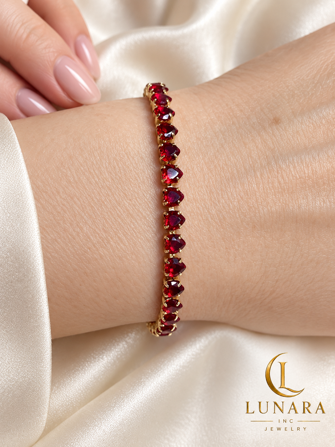 Radiant Hearts Bracelet