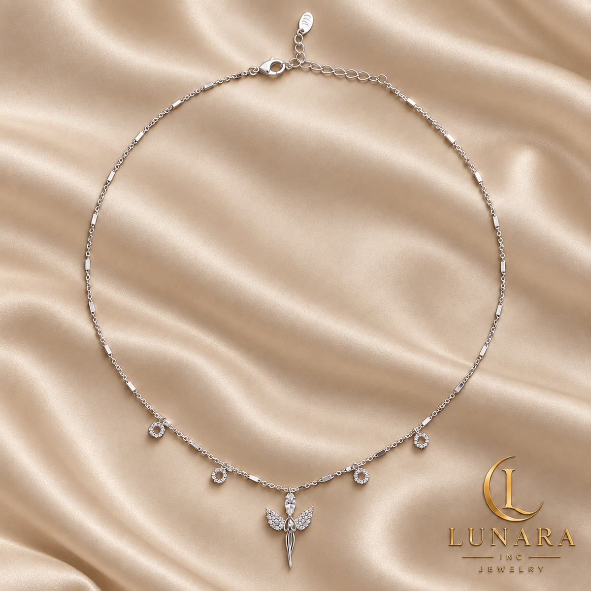Angel of Light Silver Necklace