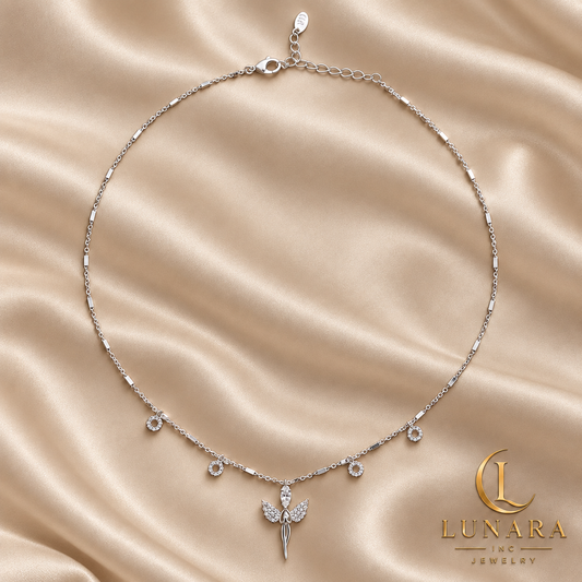 Angel of Light Silver Necklace