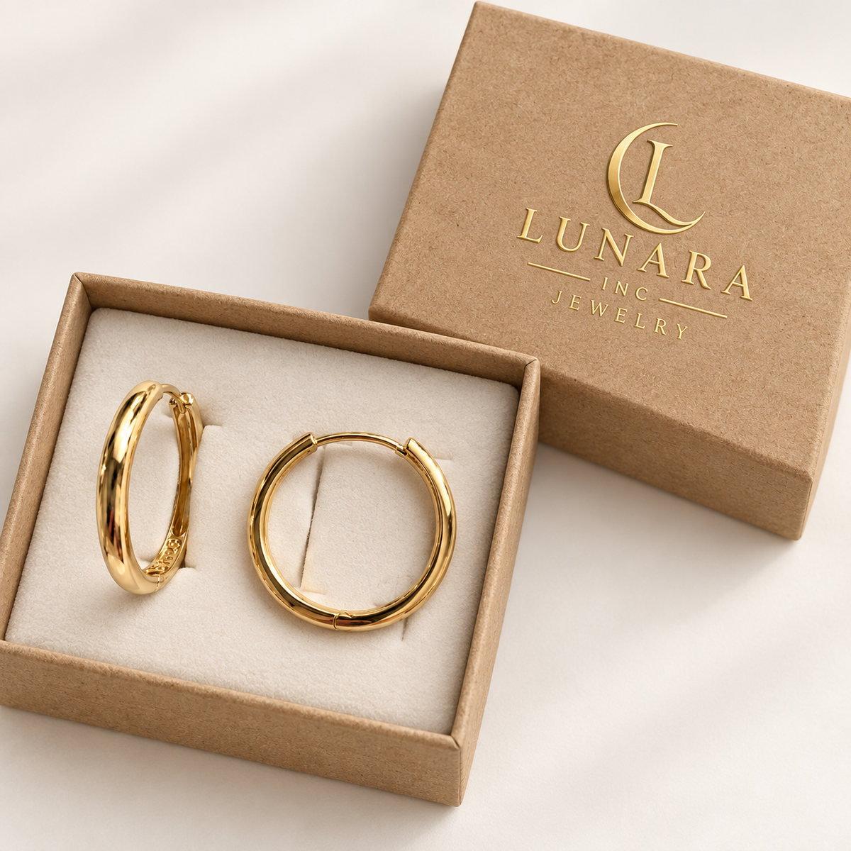 Classic Slim Oval Hoop Earrings