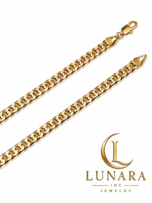 Classic 14K Gold-Tone Cuban Link Chain