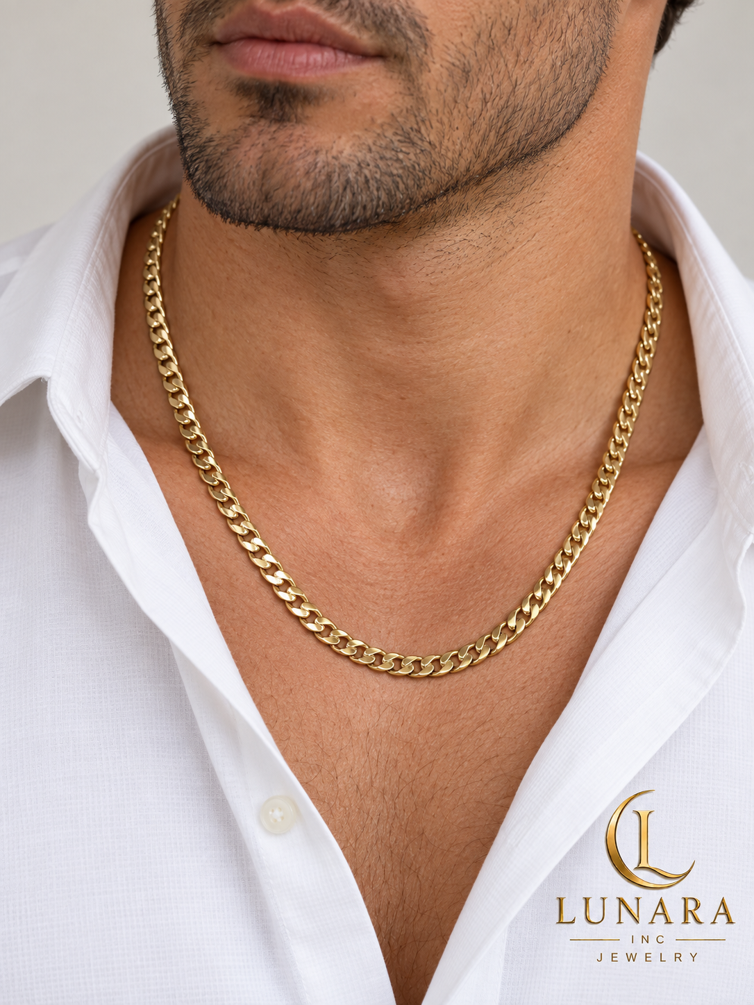 Classic 14K Gold-Tone Cuban Link Chain