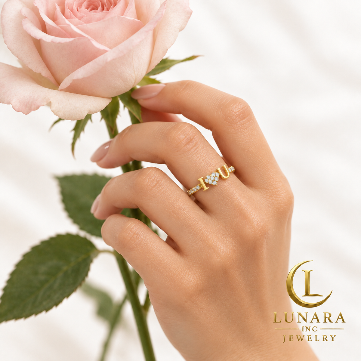 I Love You Sparkle Ring