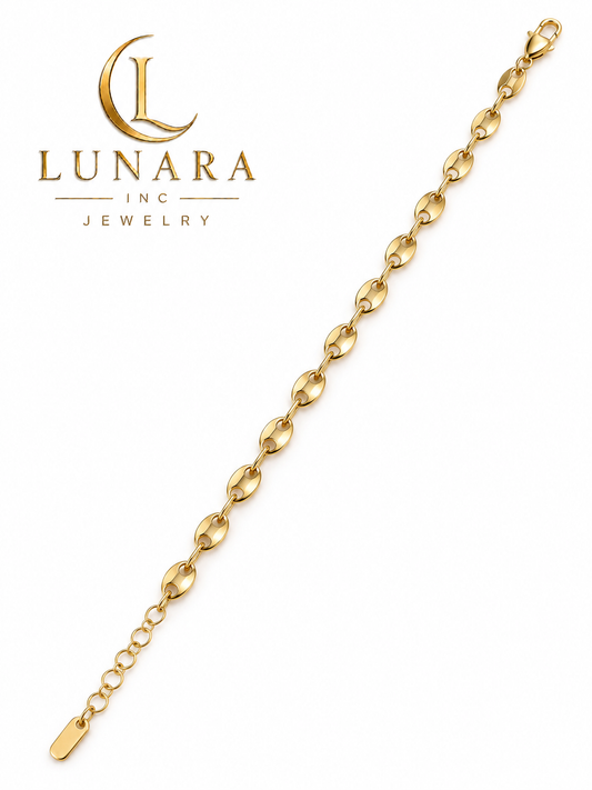 Lunara Pig Nose Link Bracelet