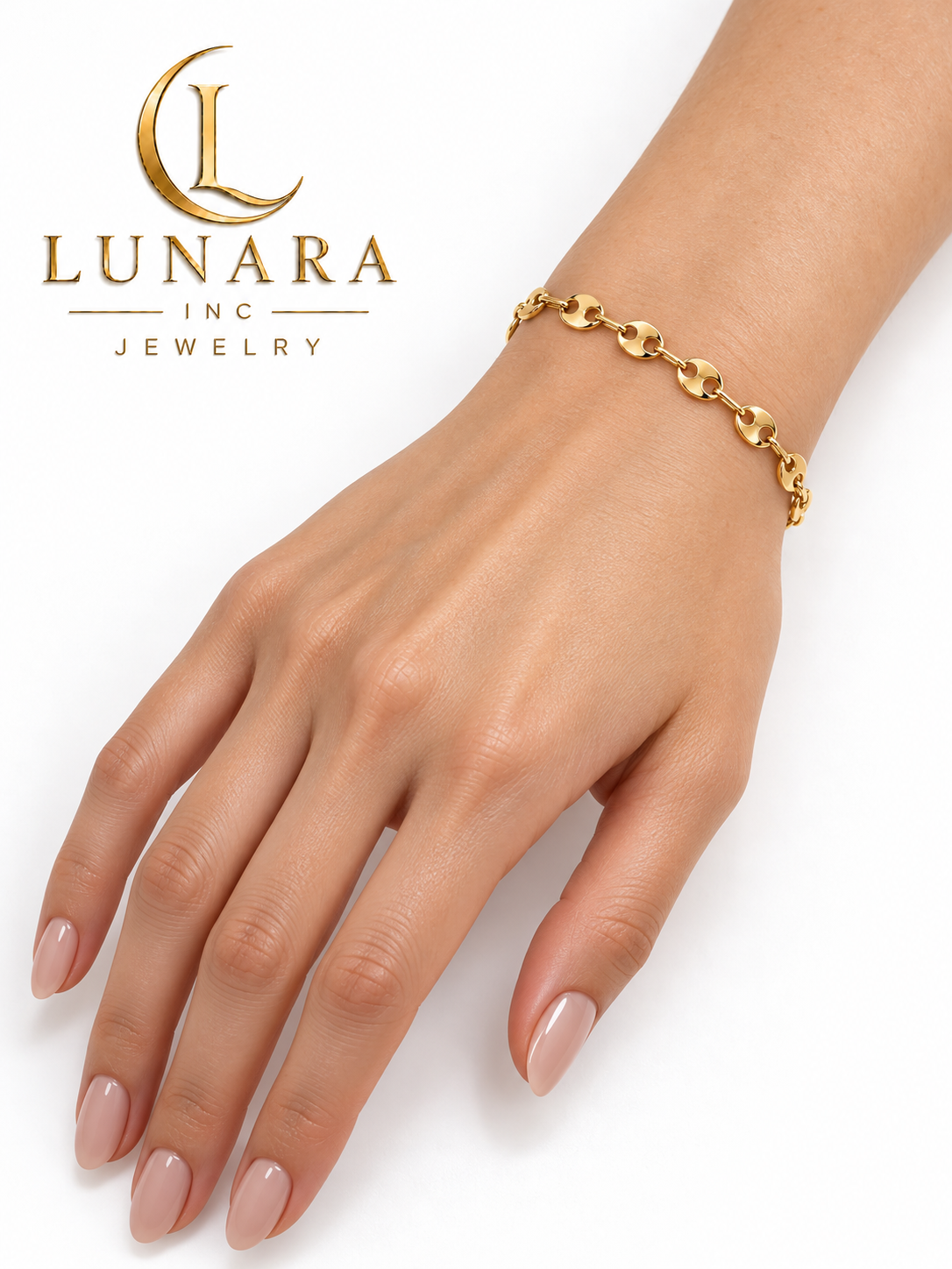 Lunara Pig Nose Link Bracelet