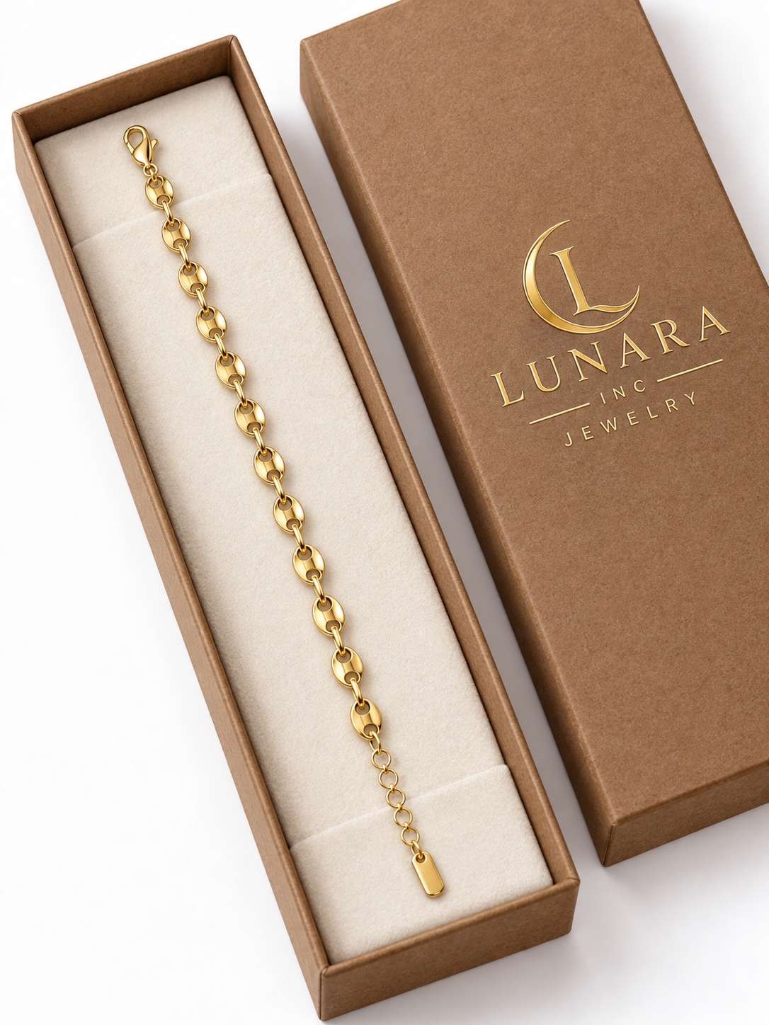 Lunara Pig Nose Link Bracelet