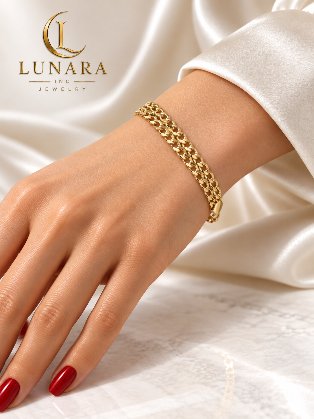 Pulsera de eslabones Lunara Royal