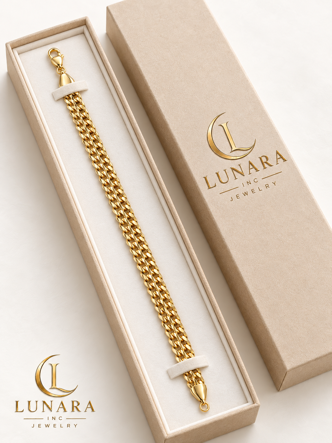 Pulsera de eslabones Lunara Royal