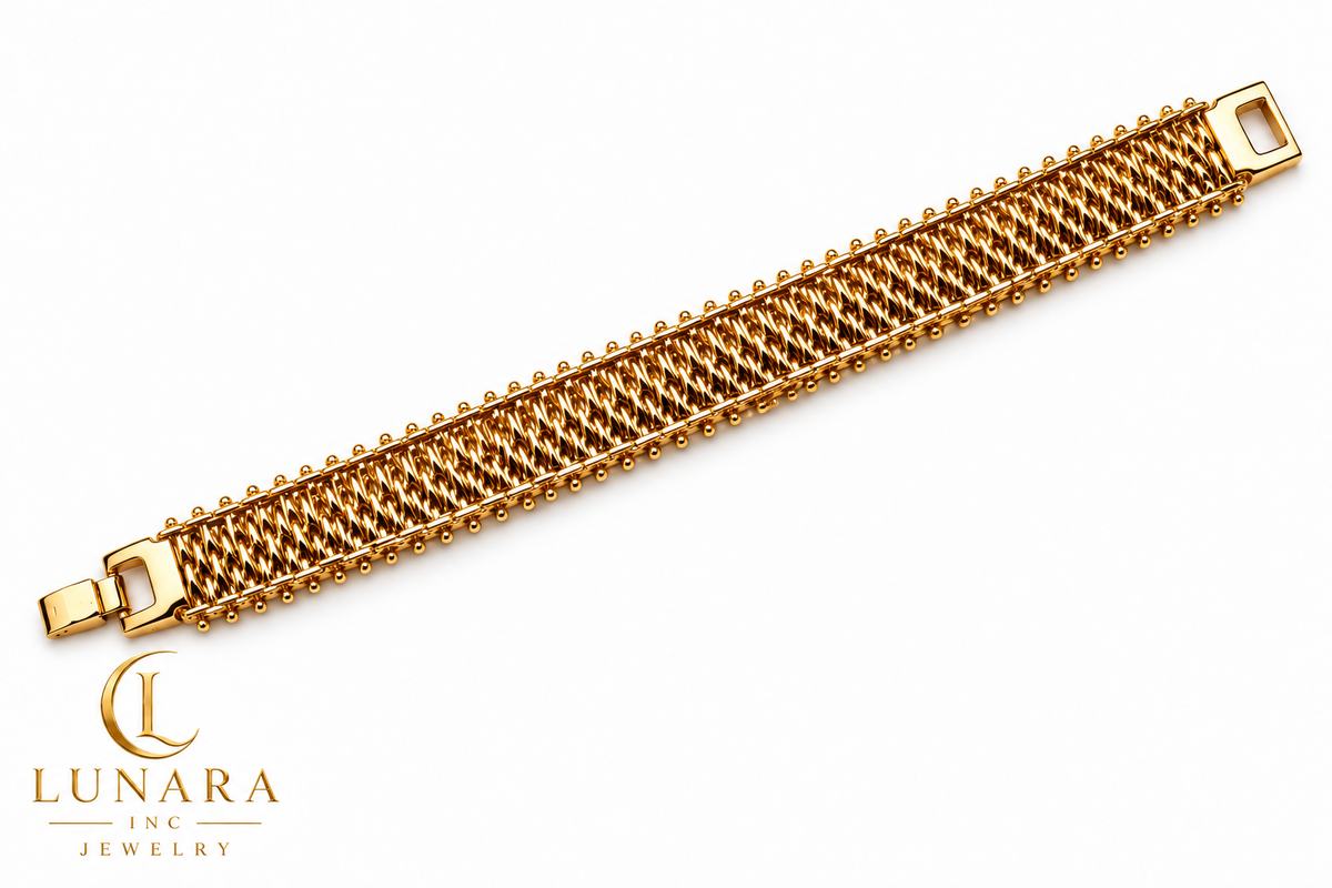 Milanese Mesh Bracelet – Gold