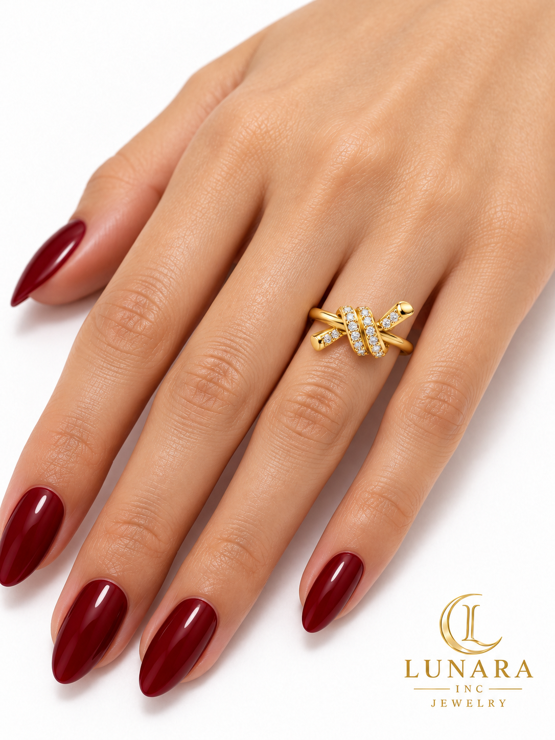 Radiant Double Knot Ring