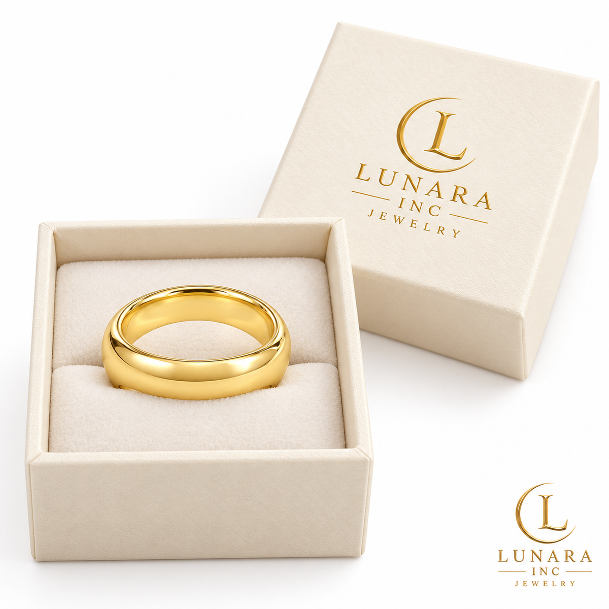 Men’s Classic Gold Band Ring