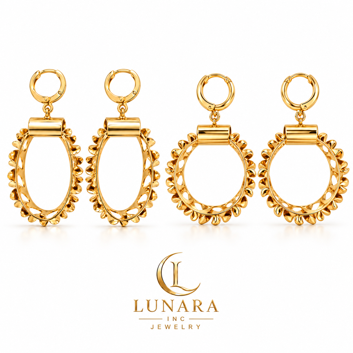 Pendientes Eclipse Lunara