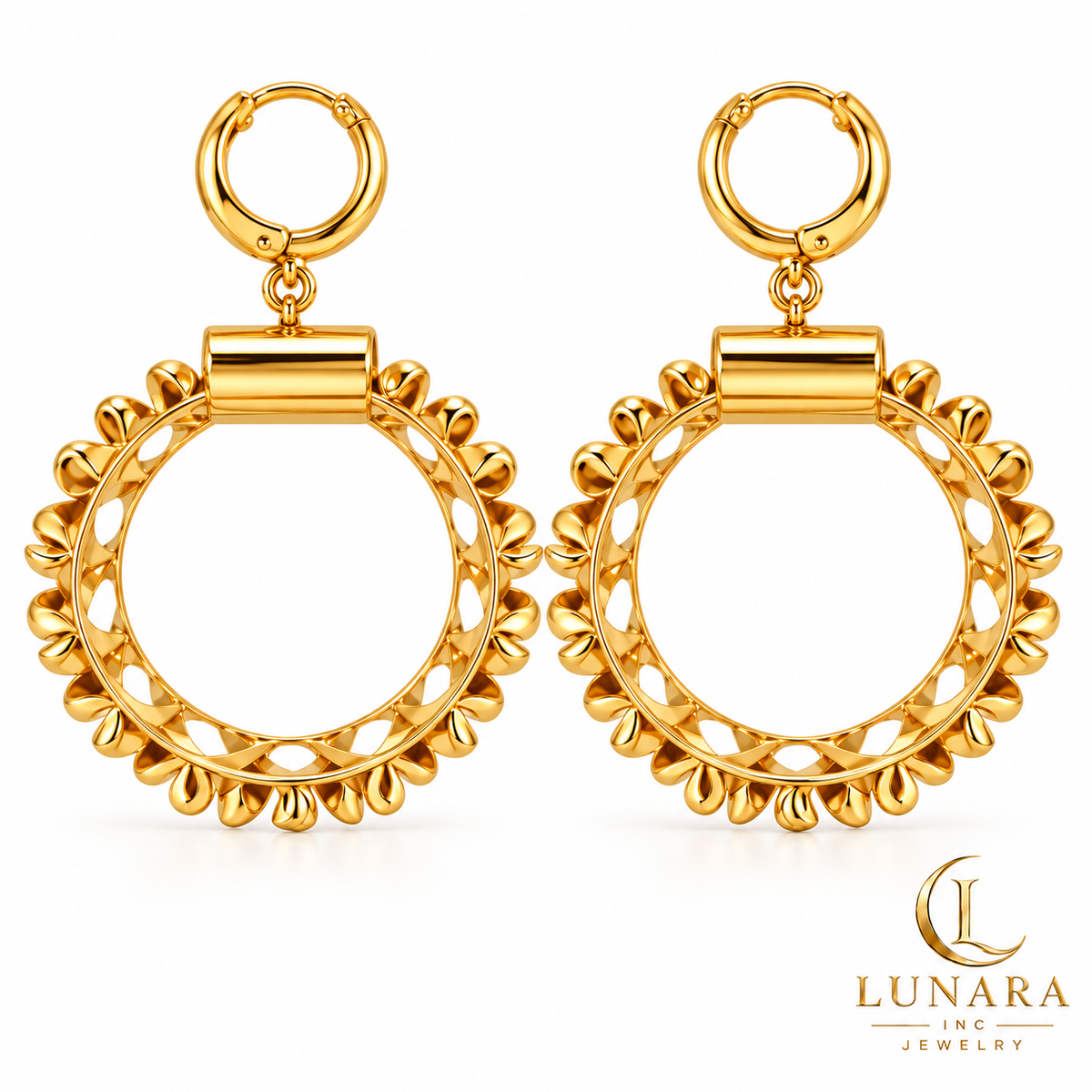 Pendientes Eclipse Lunara
