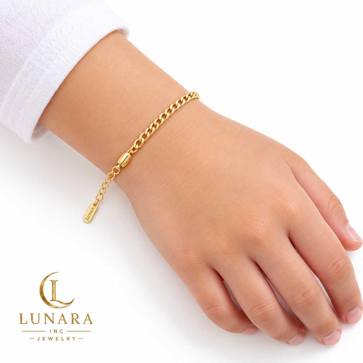 Lunara Petite Cuban Link Bracelet