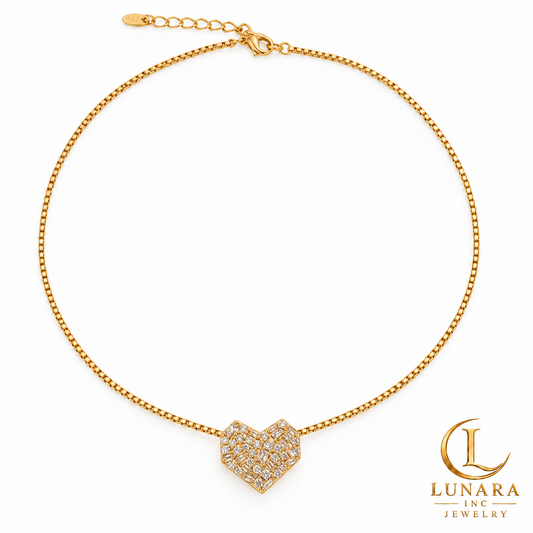Lunara Celeste Heart Necklace