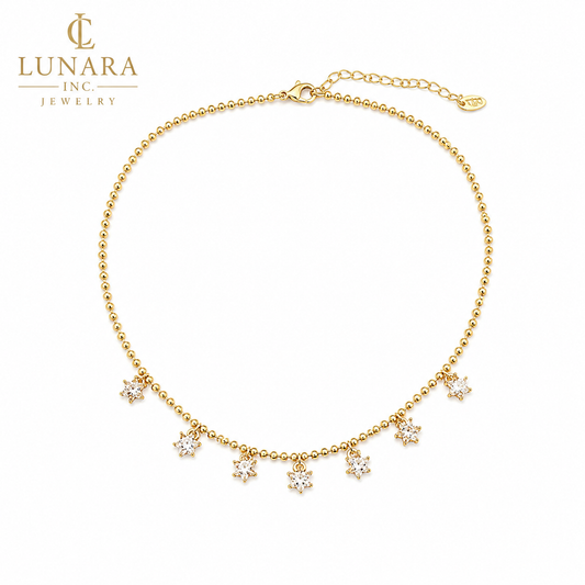 Lunara Starlight Charm Necklace