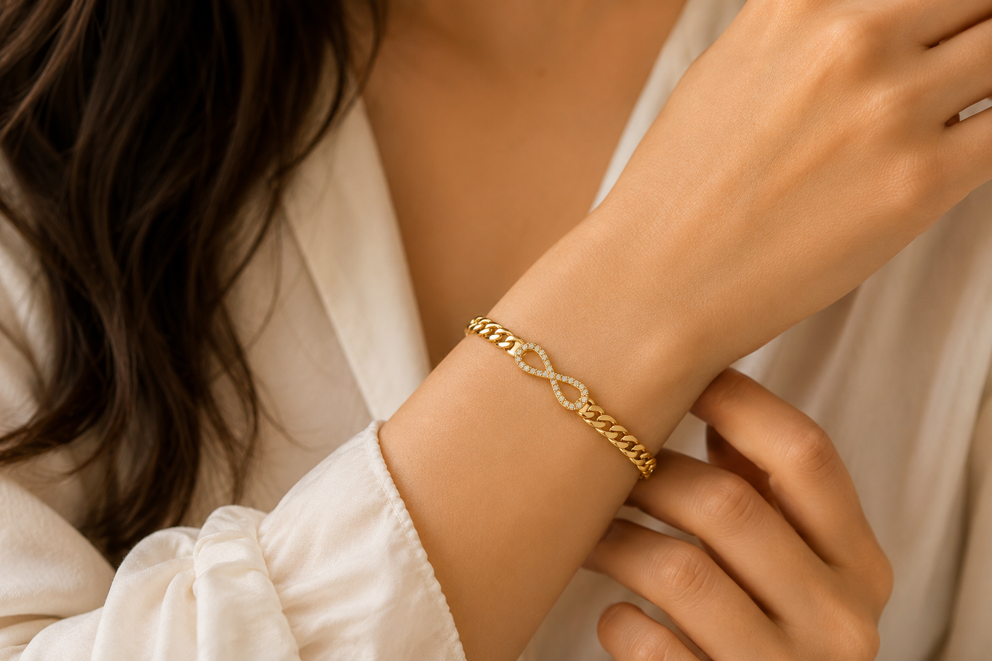 Pulsera de Eslabón Infinito