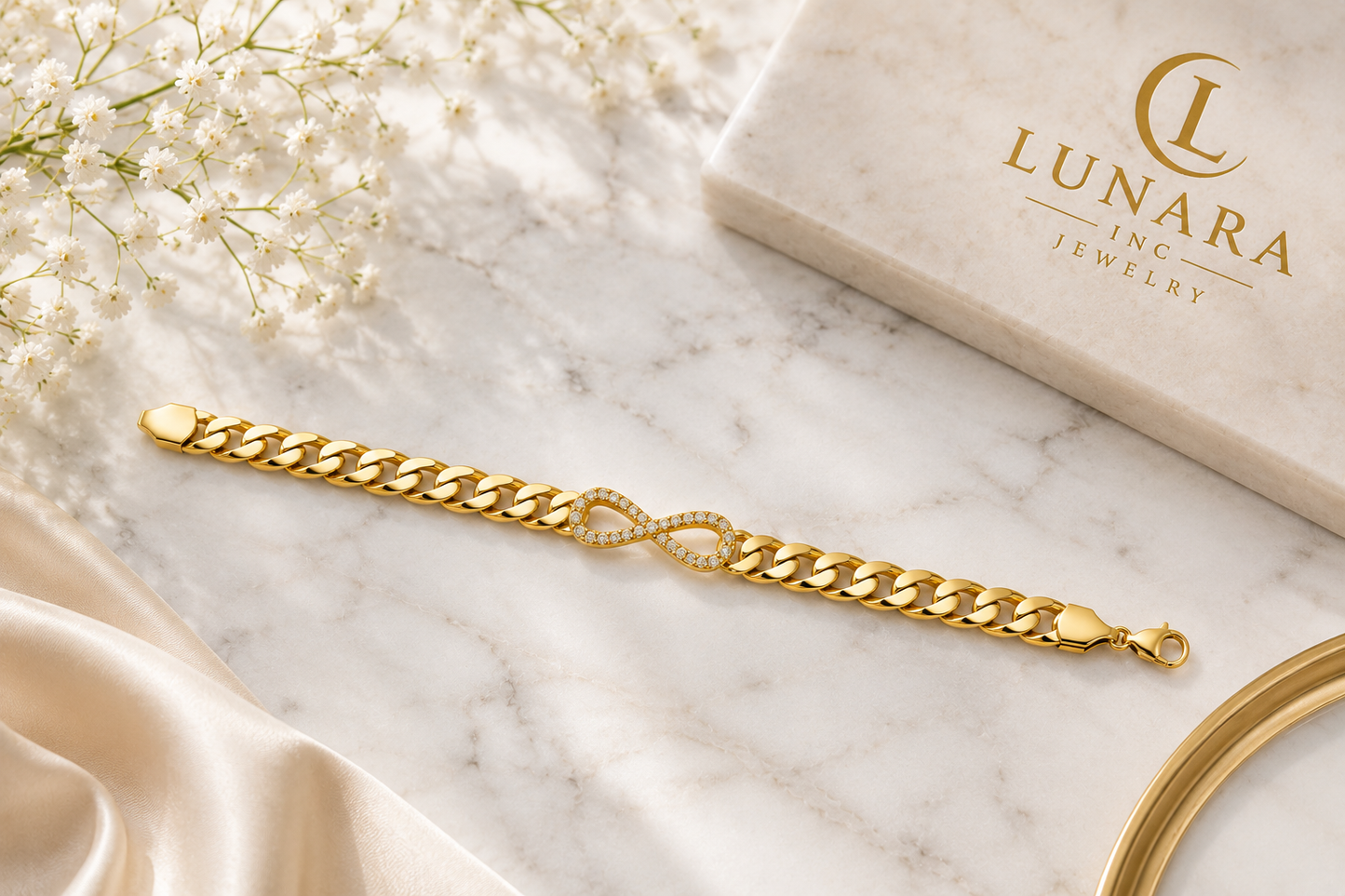Pulsera de Eslabón Infinito