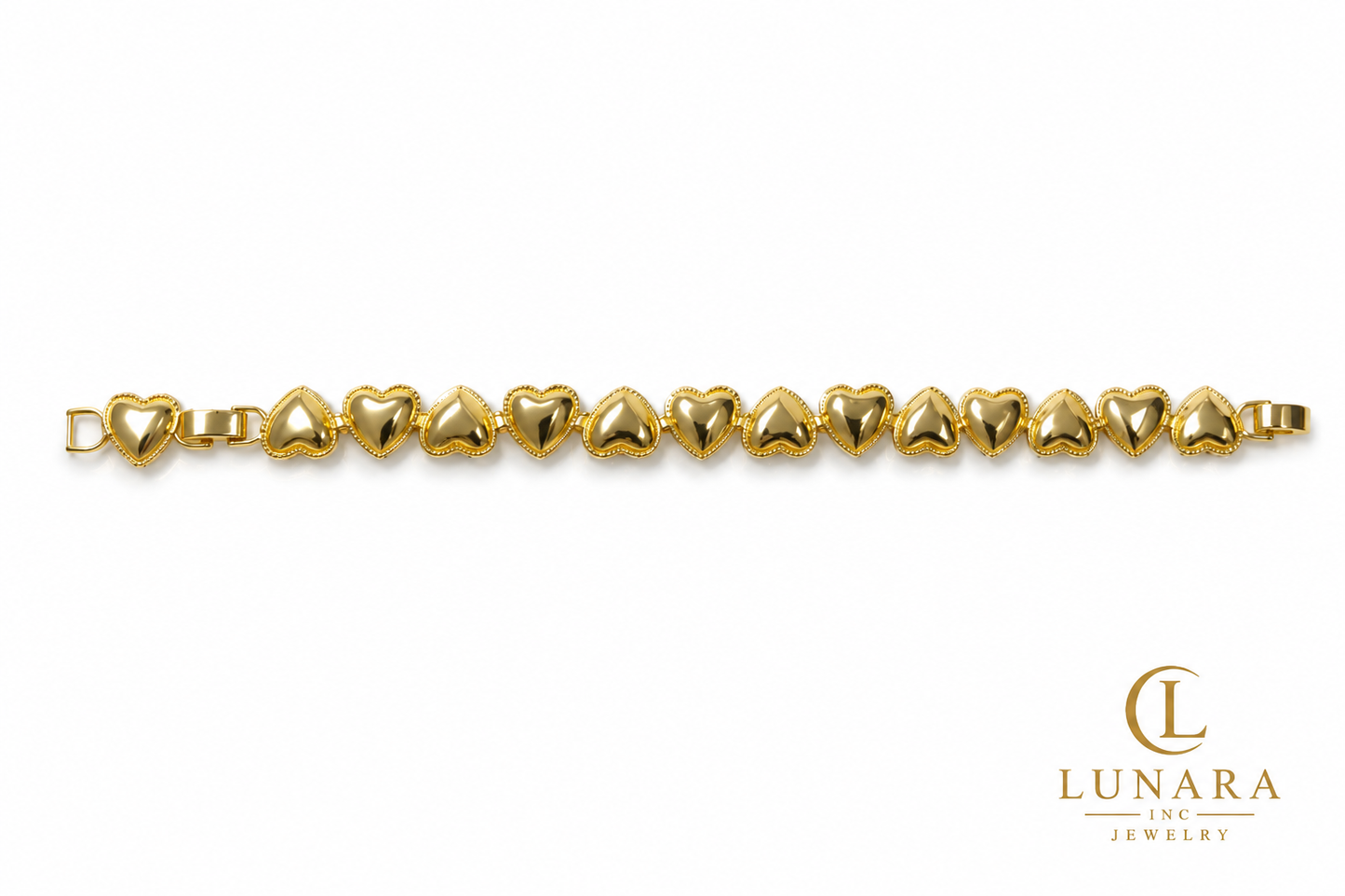 Golden Hearts Bracelet
