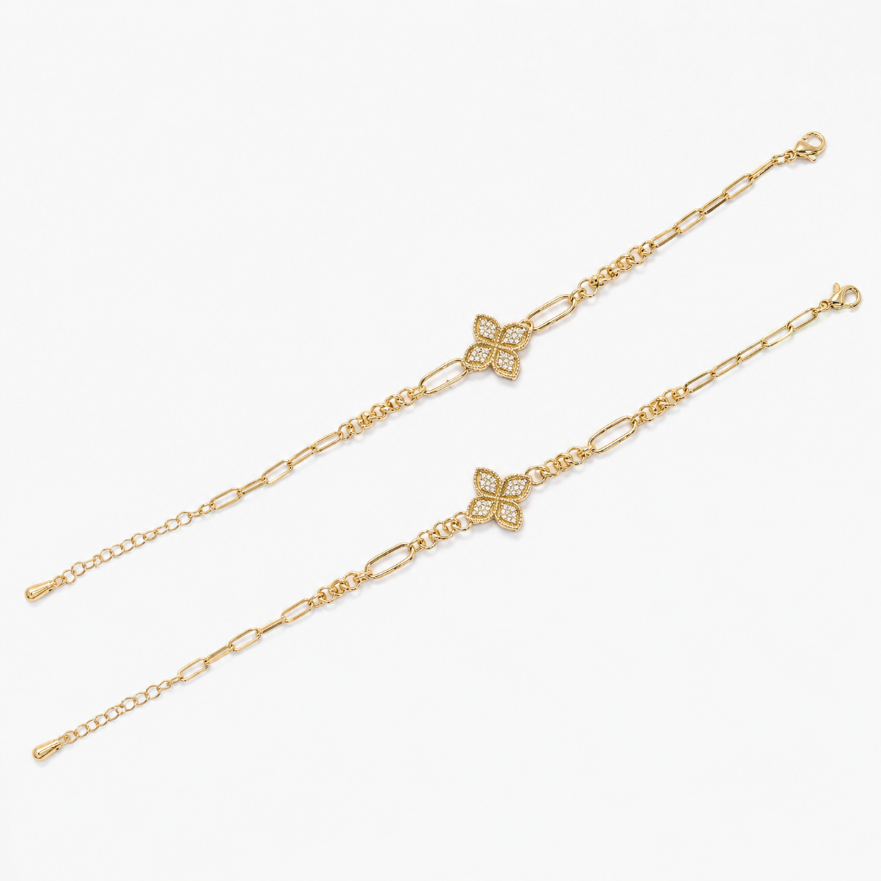 Lunara Clover Charm Bracelet